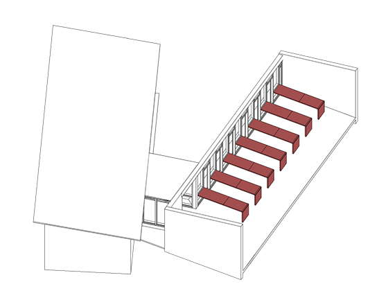 An animation shows the tables folding, giving more space to the children and educators.