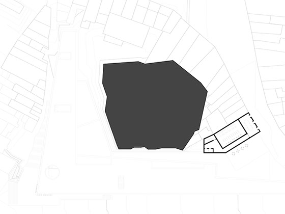Urban Art Museum fifth level floor plan. Administrative areas.