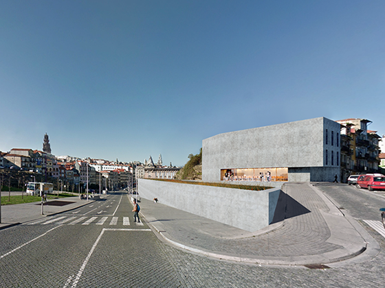 Urban Art Museum is a building caracterized by it's dense mass, but it still manages to emerge from it and have a dialog with it's surroundings.