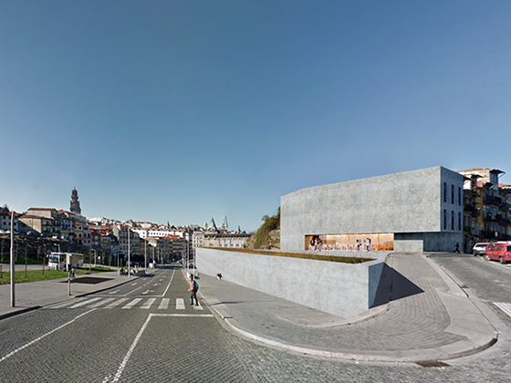 Urban Art Museum is a building caracterized by it's dense mass, but it still manages to emerge from it and have a dialog with it's surroundings.