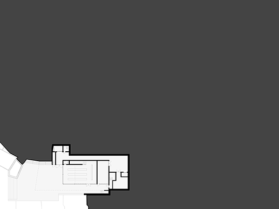 Urban Art Museum ground floor plan. The shop.