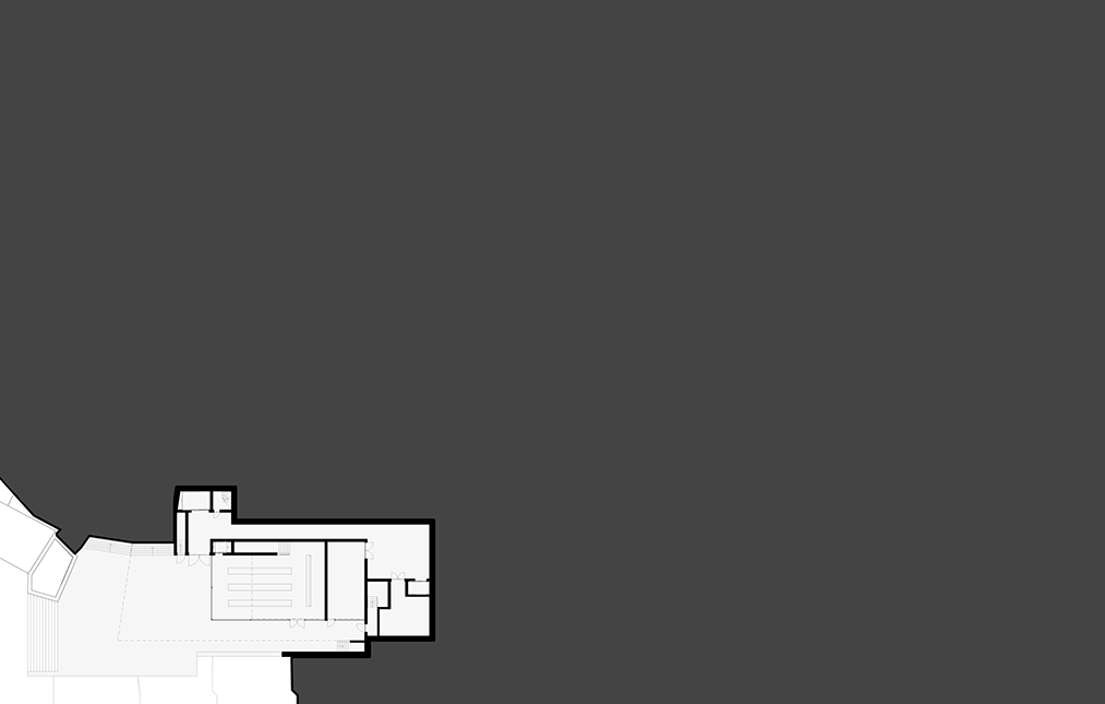 Urban Art Museum ground floor plan. The shop.